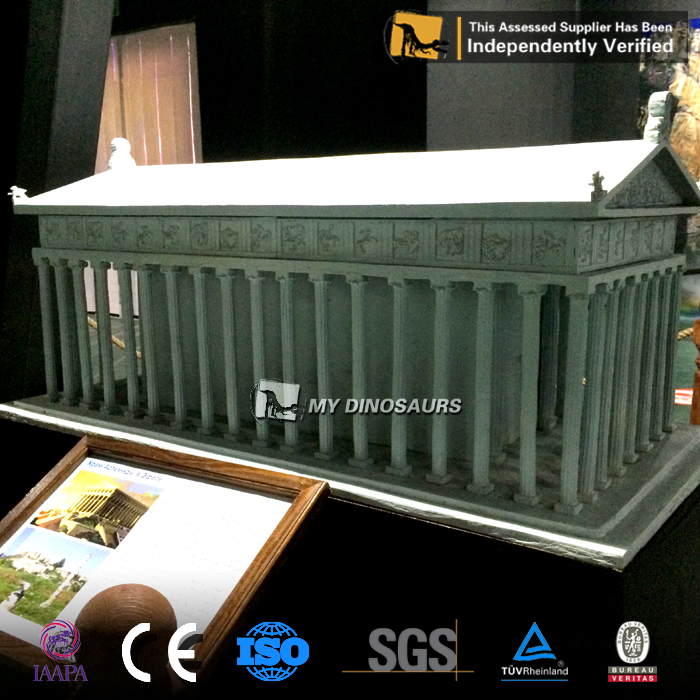 JZ-004 玻璃钢希腊巴特农神庙建筑模型