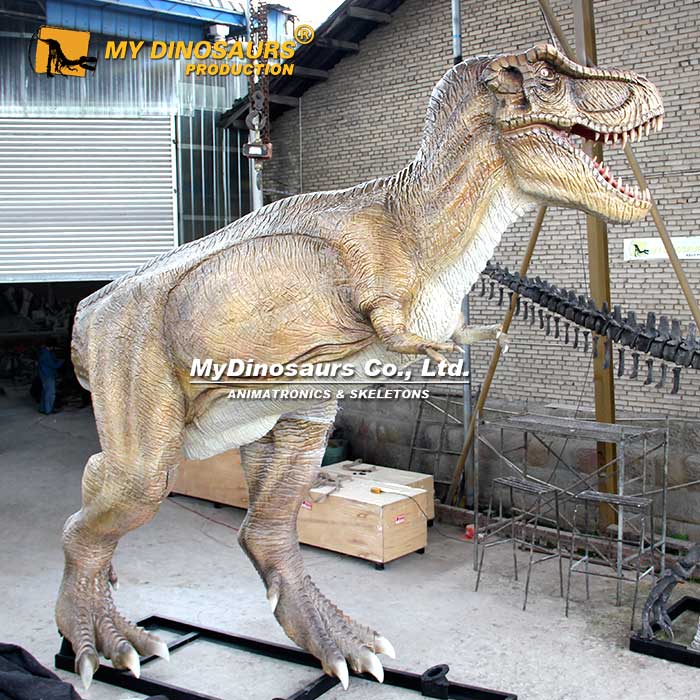 BL-076 龙晨时代手工制作半身恐龙雕塑可墙面装饰