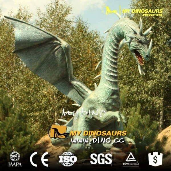 ADD-005 公园恐龙展道具硅胶仿生西方龙销售 