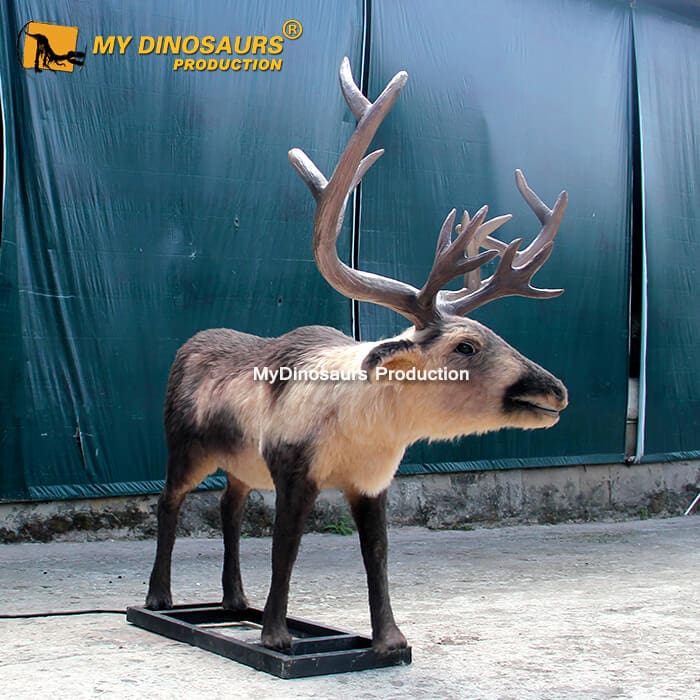AA-007 圣诞节装饰仿真动物麋鹿机模