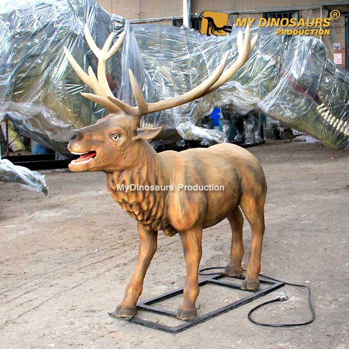 AA-071 圣诞节装饰可动麋鹿机模