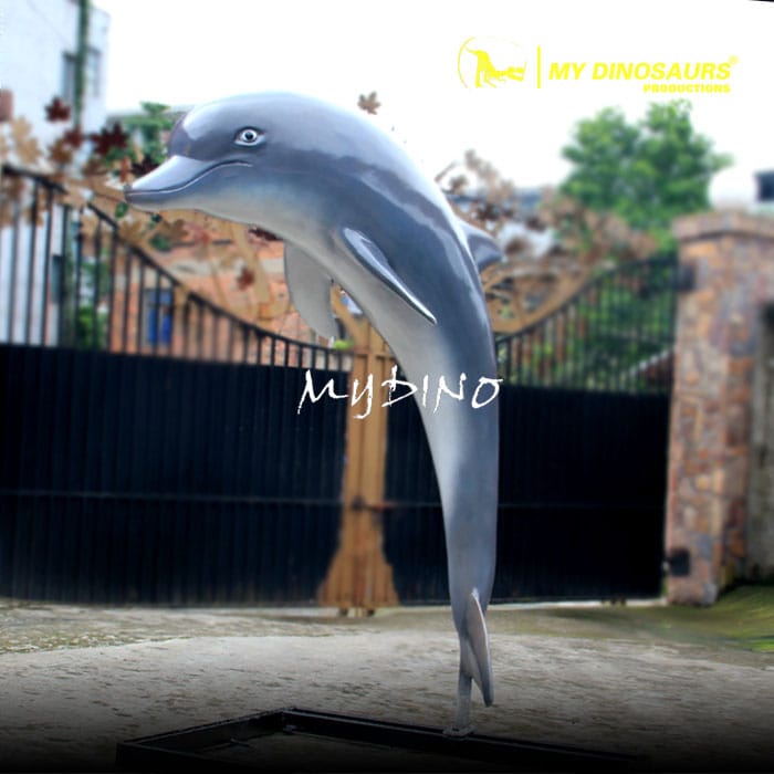 AA-066 户外装饰生活大小动物海豚雕像