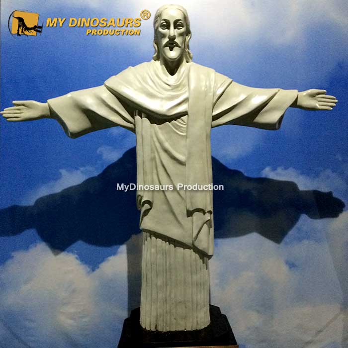 JZ-027 基督救世主雕塑模型，用于建筑设施
