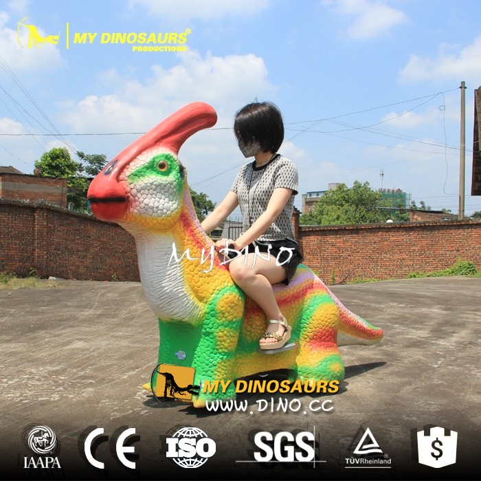 WDR-017游乐园儿童乘骑小恐龙模型——副栉龙