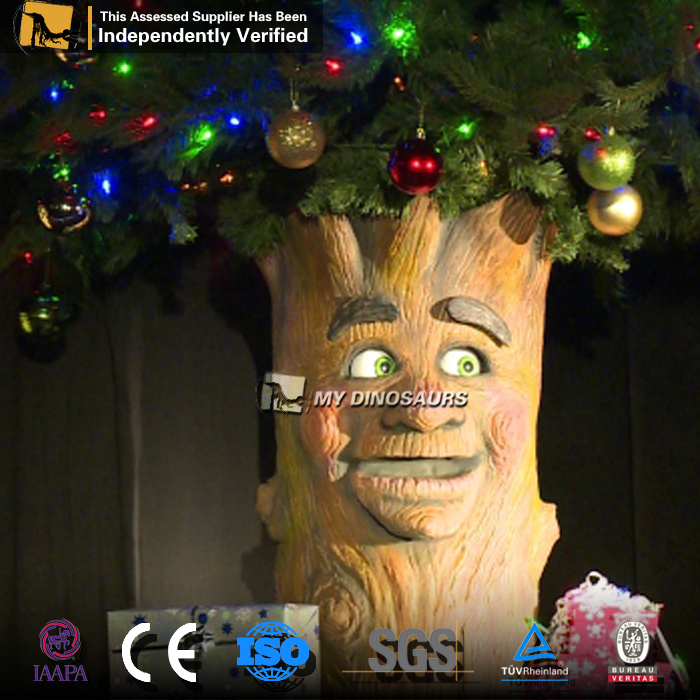 TT-006 圣诞节装饰电动拟人童话树
