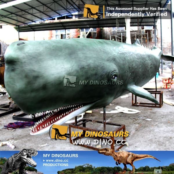 AA-058电影道具原始尺寸的鲸鱼抹香鲸模型