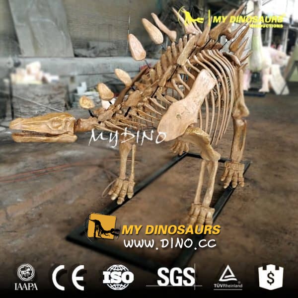 DS-102恐龙展览用玻璃纤维制品-剑龙骨架复制品
