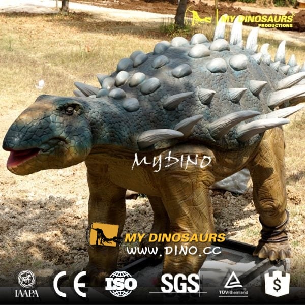 AD-045自然博物馆模型仿生硅胶机械恐龙-甲龙