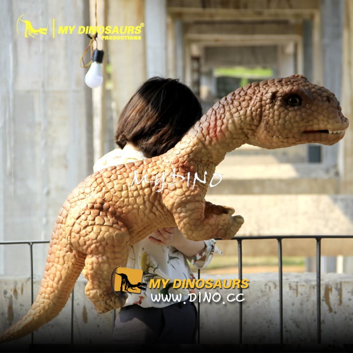  PP-021 小雷龙手偶模型——迷你长脖子恐龙 