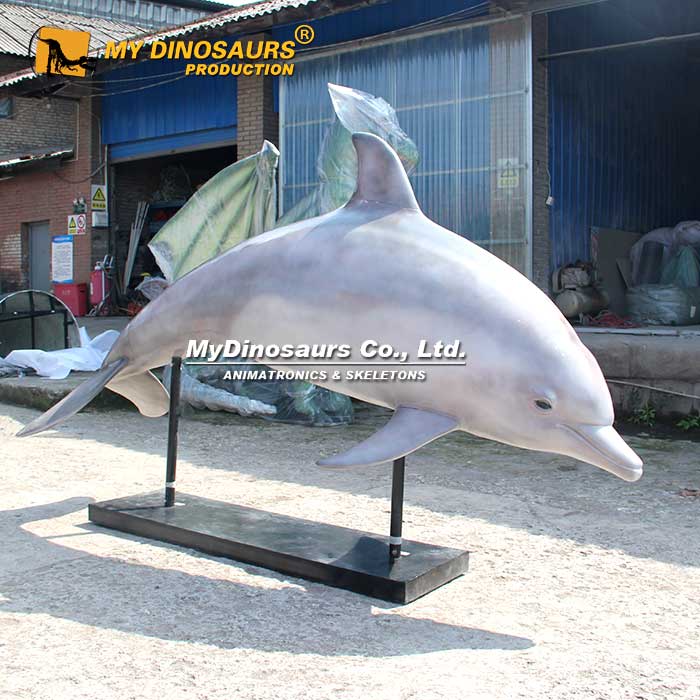 BL-062 海洋生物仿真海豚玻璃钢模型 落地摆件