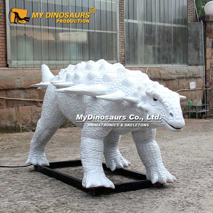 AD-250展览 大型仿真机械模型互动史前恐龙 公园博物馆广场装饰品白色甲龙