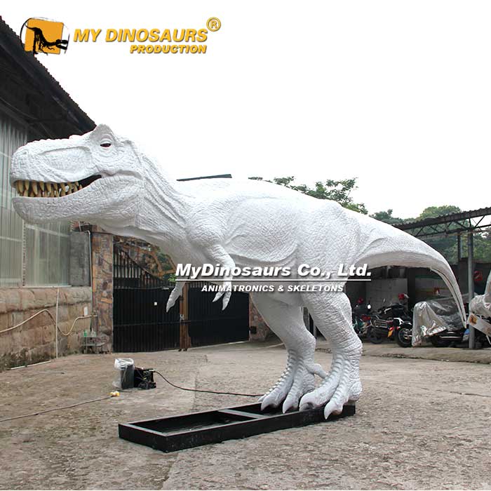 大型仿真活体电动恐龙模型 白色霸王龙主题公园科普教具