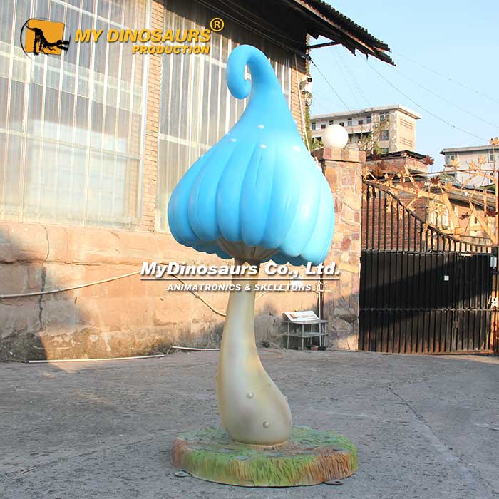 BL-070 玻璃钢材料定制蘑菇模型 家居装饰摆件玩具