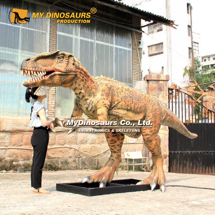 AD-287 电动发声南方猎龙仿真模型 主题公园恐龙摆件