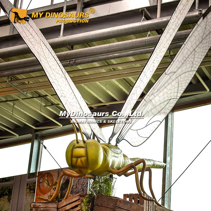 AI-101 仿真电动昆虫科普展览机模-仿真蜻蜓