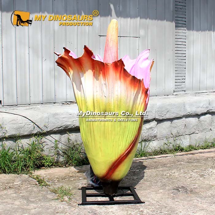 TT-085  仿真电动泰坦魔芋花模型 – 硅胶材质动态开花