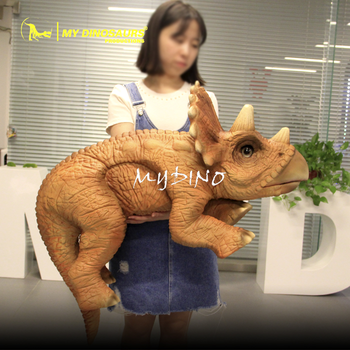 triceratops hand puppet