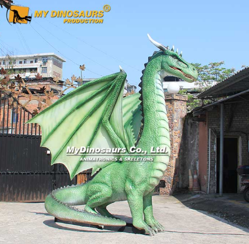 神秘的仿真西方龙艺术展现恐龙世界中的奇幻之旅