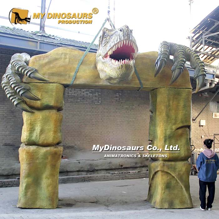Dinosaur Gate Statue 1 Dinosaur Gate Statue 1
