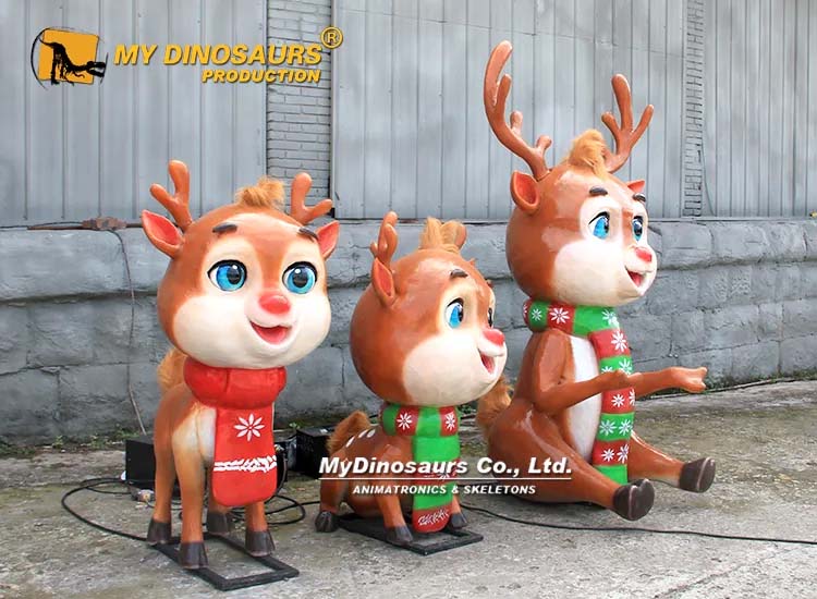 Cute Reindeer Animatronic 2 Cute Reindeer Animatronic 2