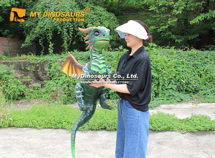 Green Dragon Hand Puppet 6