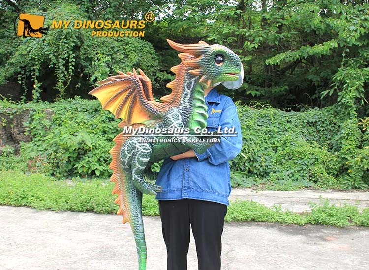 Green Dragon Hand Puppet 1