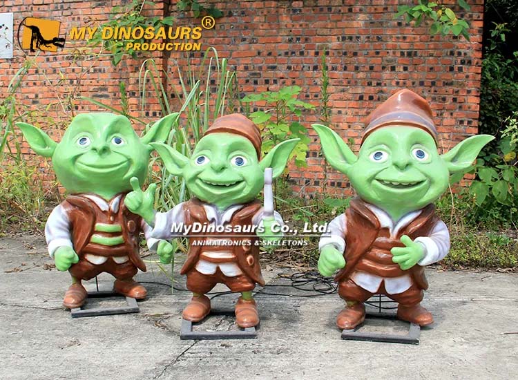 Cute Green Goblin Animatronic 3