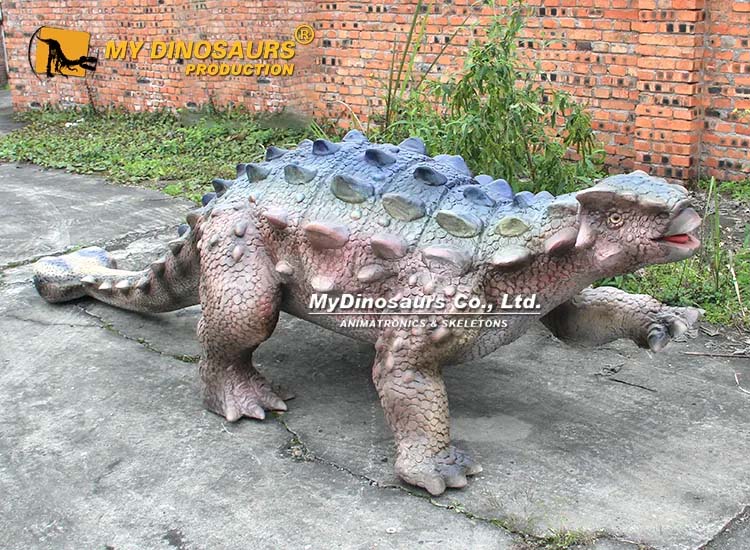 Dying Ankylosaurus Dinosaur Animatronic