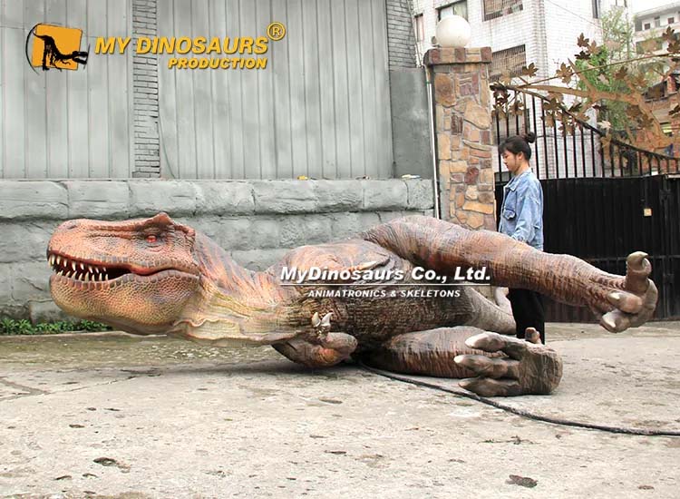 Dying T rex Dinosaur Animatronic 3