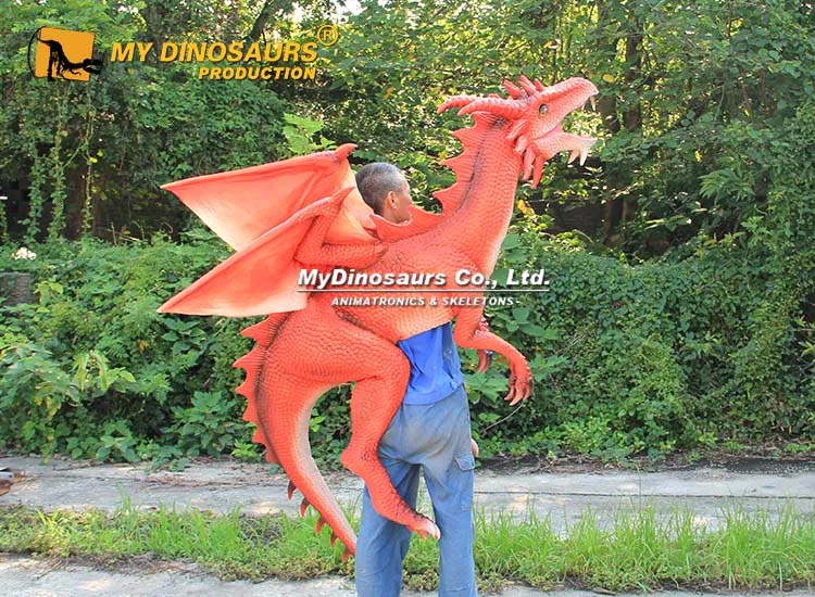 Red Full-body Dragon Puppet 4