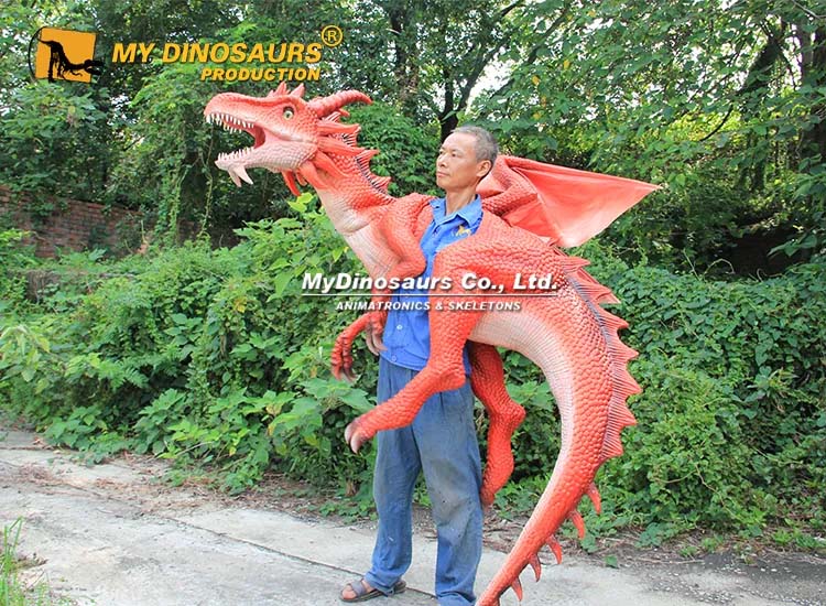 Red Full-body Dragon Puppet 1