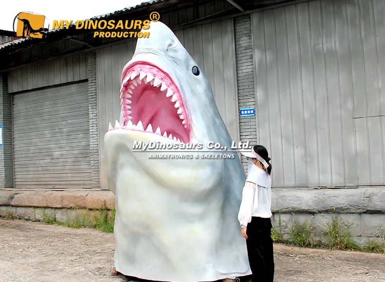 Megalodon Shark Head Sculpture 3