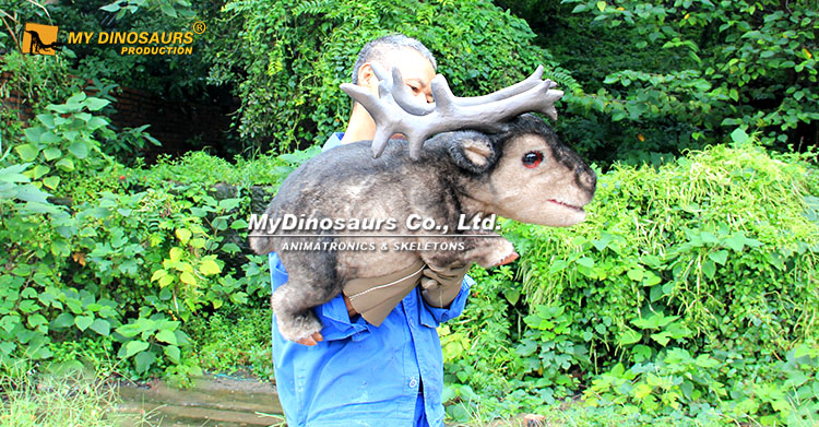 Reindeer Hand Puppet with False Arm Reindeer Hand Puppet with False Arm