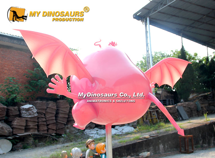 Pink Cartoon Bat Monster Statue 7 Pink Cartoon Bat Monster Statue 7