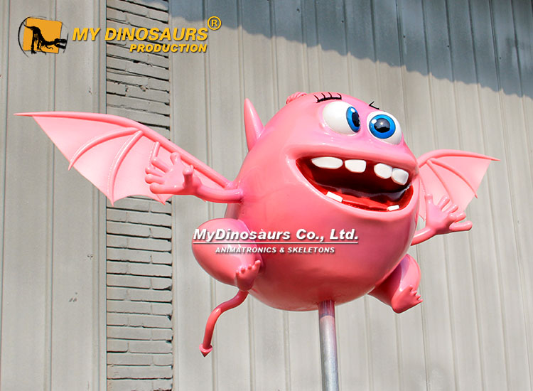 Pink Cartoon Bat Monster Statue 6 Pink Cartoon Bat Monster Statue 6