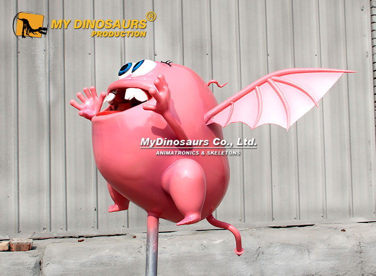 Pink Cartoon Bat Monster Statue 4 Pink Cartoon Bat Monster Statue 4