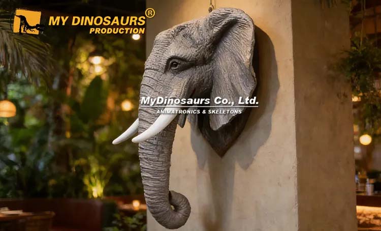 Life-size elephant head Decor_1 Life-size elephant head Decor_1