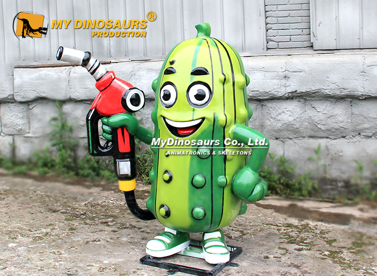 Custom Cucumber Mascot Sculpture 1 Custom Cucumber Mascot Sculpture 1